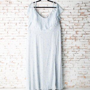 NEW Birdy Grey Jane Convertible Women's Curve 2XL Dress - Dusty Blue Floret